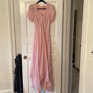 Pink maxi dress
